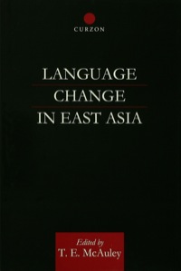 Omslagafbeelding: Language Change in East Asia 1st edition 9781138879164