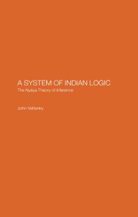 Cover image: A System of Indian Logic 1st edition 9780700713882