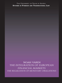 Cover image: The Integration of European Financial Markets 1st edition 9780415602631