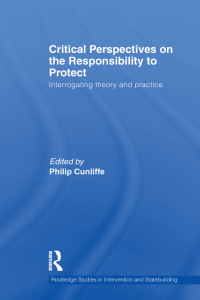 Immagine di copertina: Critical Perspectives on the Responsibility to Protect 1st edition 9780415586238