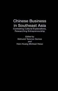 Immagine di copertina: Chinese Business in Southeast Asia 1st edition 9780700714155