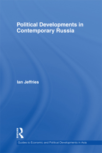 Omslagafbeelding: Political Developments in Contemporary Russia 1st edition 9780415603768