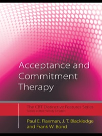 Imagen de portada: Acceptance and Commitment Therapy 1st edition 9780415450652