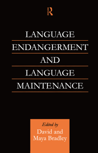 Cover image: Language Endangerment and Language Maintenance 1st edition 9780700714568