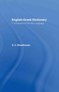 Cover image: English-Greek Dictionary 1st edition 9780415151542