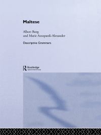 Imagen de portada: Maltese 1st edition 9780415657150