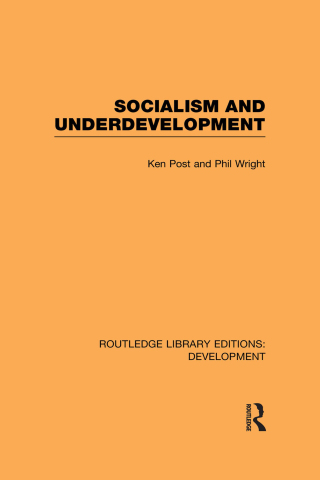 Cover image: Socialism and Underdevelopment 1st edition 9780415850773