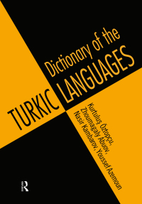Cover image: Dictionary of Turkic Languages 1st edition 9780415141987