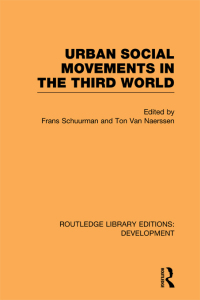 Cover image: Urban Social Movements in the Third World 1st edition 9780415853255