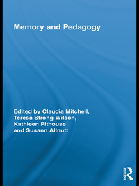 Omslagafbeelding: Memory and Pedagogy 1st edition 9780415849548