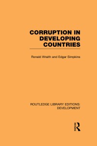 Imagen de portada: Corruption in Developing Countries 1st edition 9780415601450