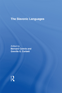 Cover image: The Slavonic Languages 1st edition 9780415047555