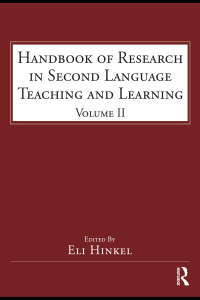 Cover image: Handbook of Research in Second Language Teaching and Learning 1st edition 9780415998710