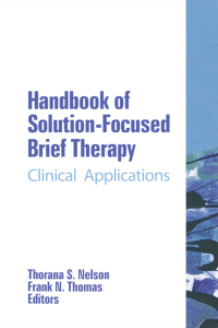 Cover image: Handbook of Solution-Focused Brief Therapy 1st edition 9780789023940