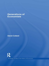 Cover image: Generations of Economists 1st edition 9781138807044