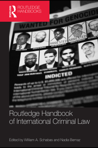 Imagen de portada: Routledge Handbook of International Criminal Law 1st edition 9780415552035