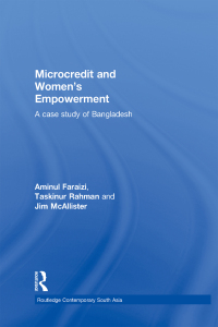 Omslagafbeelding: Microcredit and Women's Empowerment 1st edition 9780415584906
