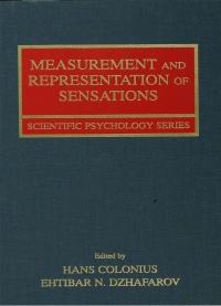 Cover image: Measurement and Representation of Sensations 1st edition 9780415650007