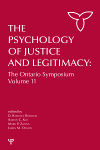 表紙画像: The Psychology of Justice and Legitimacy 1st edition 9781848728783