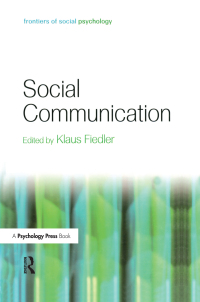 Cover image: Social Communication 1st edition 9781841694283
