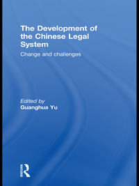 Cover image: The Development of the Chinese Legal System 1st edition 9780415594202