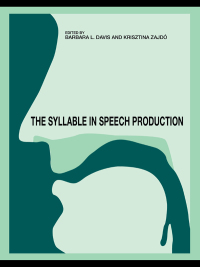 Imagen de portada: The Syllable in Speech Production 1st edition 9780805854794