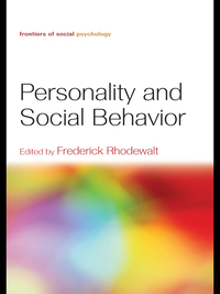 صورة الغلاف: Personality and Social Behavior 1st edition 9781841694504