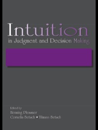 Imagen de portada: Intuition in Judgment and Decision Making 1st edition 9781138004252