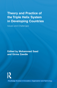 Imagen de portada: Theory and Practice of the Triple Helix Model in Developing Countries 1st edition 9780415475167