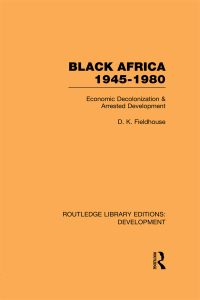 Imagen de portada: Black Africa 1945-1980 1st edition 9780415593618