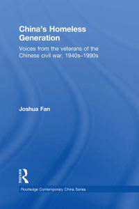 Imagen de portada: China's Homeless Generation 1st edition 9781138858145