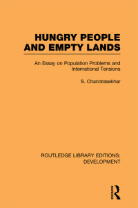 صورة الغلاف: Hungry People and Empty Lands 1st edition 9780415595384