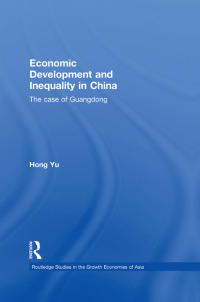 Titelbild: Economic Development and Inequality in China 1st edition 9781138968233