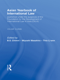 Immagine di copertina: Asian Yearbook of International Law 1st edition 9780415582278