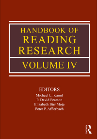 Imagen de portada: Handbook of Reading Research, Volume IV 1st edition 9780805853421