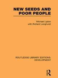 Imagen de portada: New Seeds and Poor People 1st edition 9780415849067