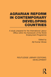 Imagen de portada: Agrarian Reform in Contemporary Developing Countries 1st edition 9780415845953