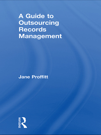 Imagen de portada: A Guide to Outsourcing Records Management 1st edition 9781138439597