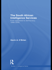 Imagen de portada: The South African Intelligence Services 1st edition 9780415535243
