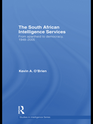 Imagen de portada: The South African Intelligence Services 1st edition 9780415535243