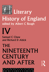 表紙画像: A Literary History of England Vol. 4 2nd edition 9780415046152