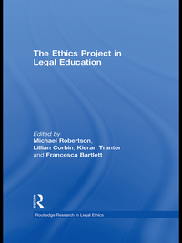 Immagine di copertina: The Ethics Project in Legal Education 1st edition 9780415813464