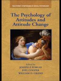 Imagen de portada: The Psychology of Attitudes and Attitude Change 1st edition 9781848729087