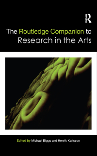 Imagen de portada: The Routledge Companion to Research in the Arts 1st edition 9780415697941