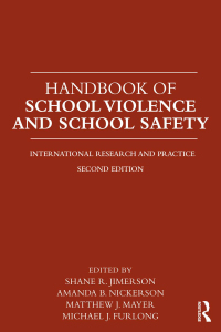Cover image: Handbook of School Violence and School Safety 2nd edition 9780415884624