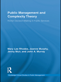 Imagen de portada: Public Management and Complexity Theory 1st edition 9780415654029