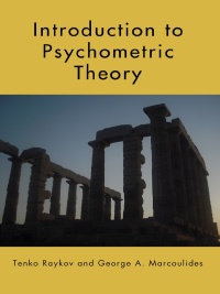 Cover image: Introduction to Psychometric Theory 1st edition 9780415878227