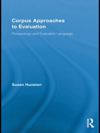 Cover image: Corpus Approaches to Evaluation 1st edition 9780415962025