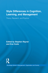 صورة الغلاف: Style Differences in Cognition, Learning, and Management 1st edition 9781138870482