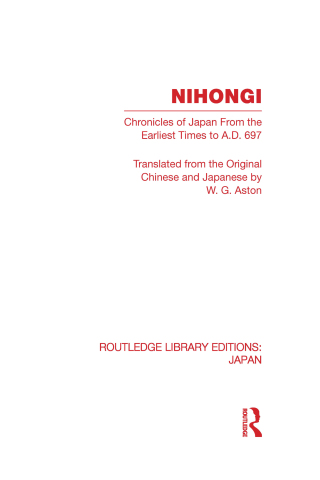 Imagen de portada: Nihongi 1st edition 9780415594004